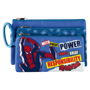 Spider-Man Pencil Bag 3 Piece