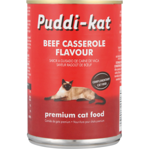 Puddi-Kat Beef Casserole Premium Cat Food Can 385g