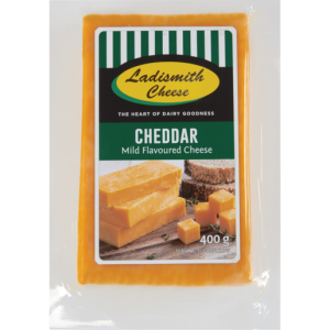 Ladismith Mild Flavoured Cheddar Cheese Pack 400g