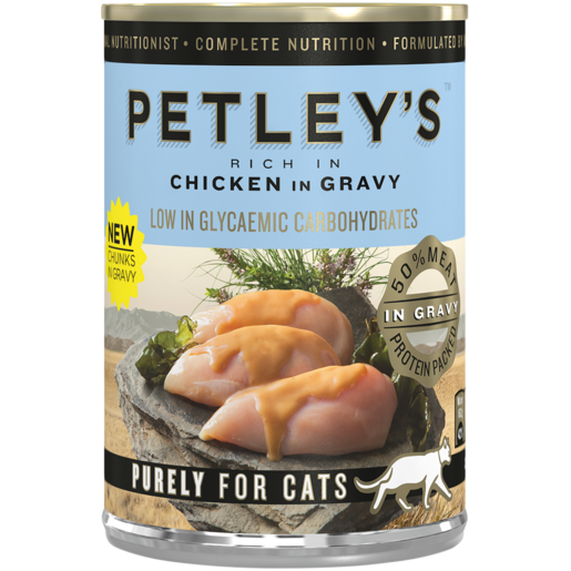 Petley's Rich In Chicken In Gravy Cat Food 375g