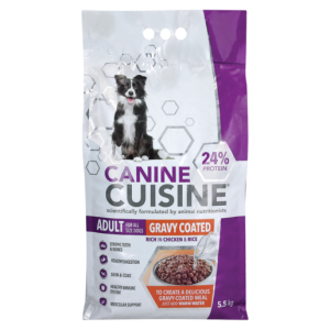 Canine Cuisine Adult Gravy Coated Chicken & Rice Flavoured Dog Food 5.5kg