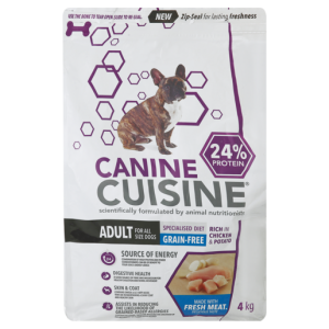 Canine Cuisine Adult Rich In Chicken & Potato Flavoured Dog Food 4kg