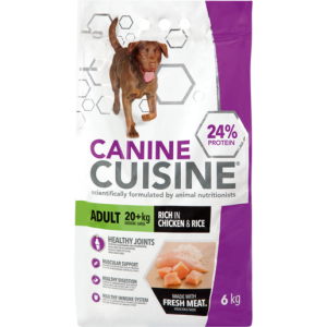 Canine Cuisine Chicken & Rice Medium To Large Adult Dog Food 6kg