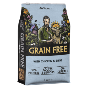 Dr Hahnz Grain Free Dog Food With Chicken & Eggs 4kg