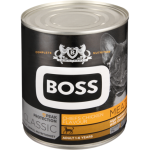 Boss Chief's Chicken Flavoured Dog Food Can 820g