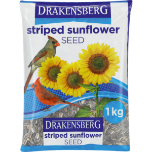 Drakensberg Striped Sunflower Seeds Bird Food 1kg