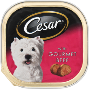 Cesar Gourmet Beef Dog Food Can 100g