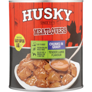 Husky Chunks In Gravy Lamb Dog Food 775g