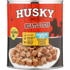 Husky Chunks In Jelly Chicken Dog Food 775g