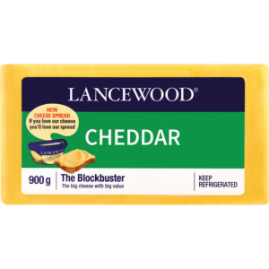 Lancewood Cheddar Cheese Pack 900g