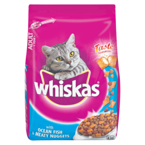 Whiskas With Ocean Fish & Meaty Nuggets Adult Cat Food 4kg