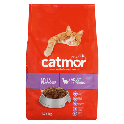 Catmor Adult Liver Flavour Cat Food Pack 1.75kg