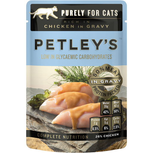 Petley's Rich In Chicken & Gravy Cat Food 85g