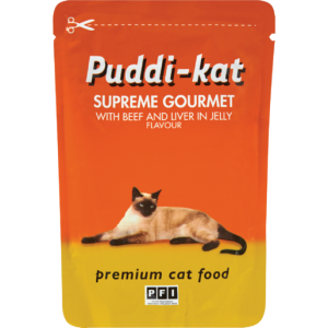 Puddi-kat Beef & Liver Cat Food Sachet 85g