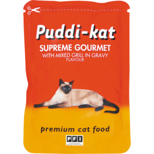 Puddi-kat Mixed Grill Cat Food Sachet 85g