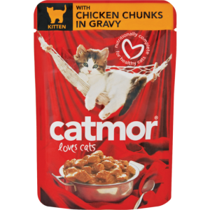 Catmor Chicken Chunks In Gravy Kitten Food Pouch 85g