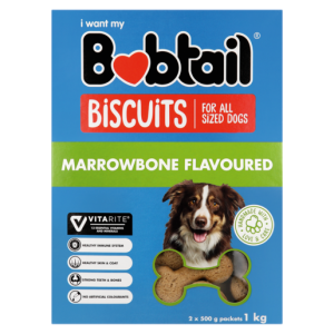 Bobtail Marrowbone Flavoured Dog Biscuits 1kg