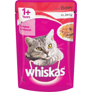 Whiskas Beef In Jelly Cat Food 85g