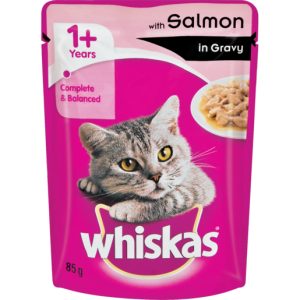 Whiskas Salmon In Gravy Cat Food 85g