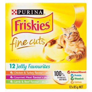 Friskies Jelly Favourites Cat Food 12 x 85g