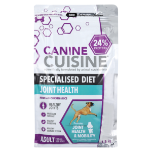 Canine Cuisine Specialised Diet With Chicken & Rice Flavoured Adult Dog Food 1.5kg