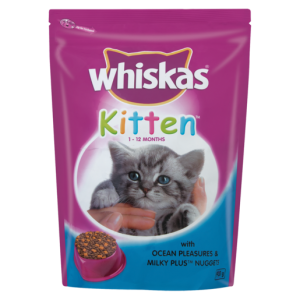 Whiskas Kitten Ocean Pleasures & Milky Plus Nuggets Cat Food 900g