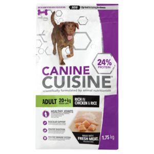 Canine Cuisine Rich In Chicken & Rice Flavoured Large Adult Dog Food 1.75kg