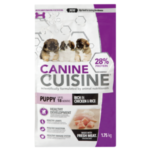 Canine Cuisine Rich In Chicken & Rice Flavoured Puppy Food 1.75kg