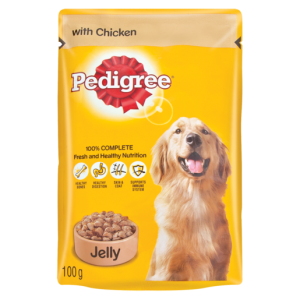 Pedigree Chicken & Veg Dog Food In Jelly 100g