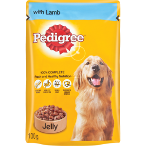 Pedigree Lamb In Jelly Dog Food Pouch 100g