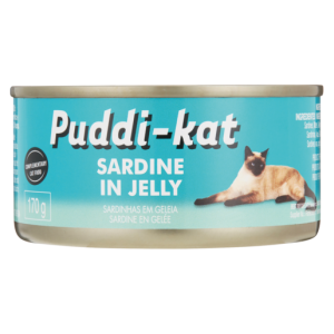 Puddi-Kat Sardine In Jelly Cat Food Can 170g