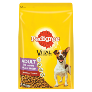 Pedigree Vital Protection Small Breed Beef Flavoured Adult Dog Food 1.75kg