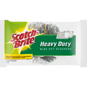 Scotch-Brite Heavy Duty Wire Pot Scourers 3 Pack