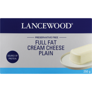 Lancewood Plain Full Fat Cream Cheese 250g