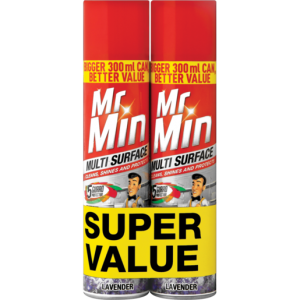 Mr. Min Lavender Multi Surface Cleaner Value Pack 2 x 300ml