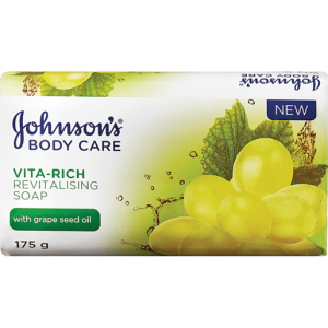 Johnson's Vita-Rich Grape Seed Replenishing Soap 175g