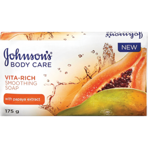 Johnson's Vita-Rich Papaya Replenishing Soap 175g