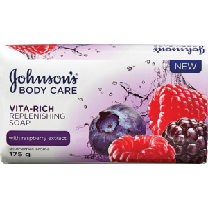 Johnson's Vita-Rich Raspberry Replenishing Soap 175g