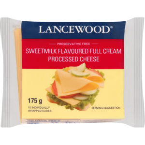 Lancewood Processed Sweetmilk Cheese Slices 175g