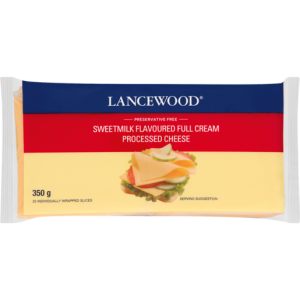 Lancewood Processed Sweetmilk Cheese Slices 350g