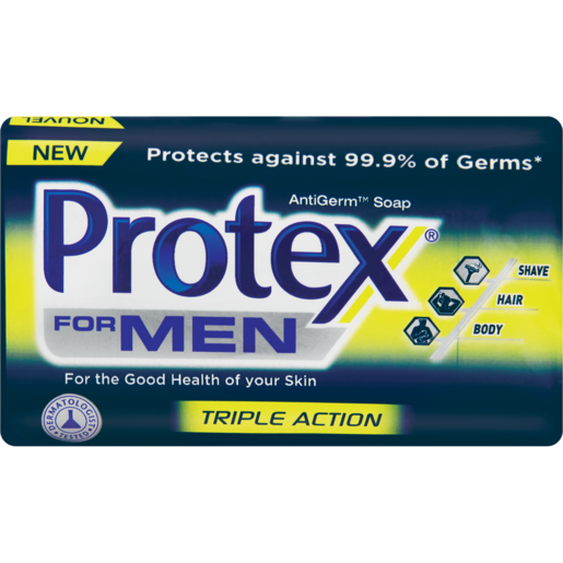 Protex For Men Triple Action Bath Soap 150g