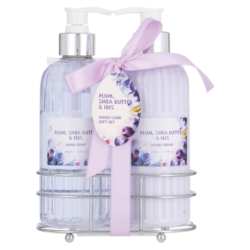 Plum Shea Butter & Iris Caddy Hand Care Gift Set 2 Piece