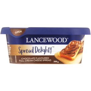 Lancewood Spread Delight Chocolate Flavoured Full Cream Cheese Spread 200g