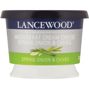 Lancewood Spring Onion & Chives Medium Fat Cream Cheese 230g