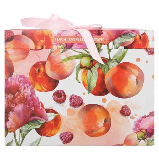 Peach & Raspberry Bath Gift Set 5 Piece