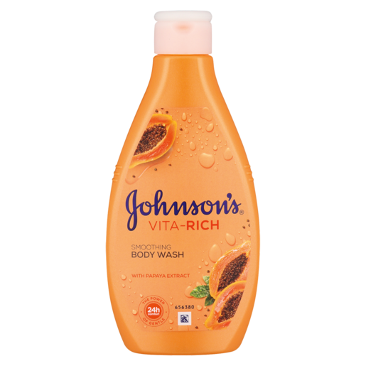 Johnson's Vita-Rich Smoothing Body Wash With Papaya Extract 250ml