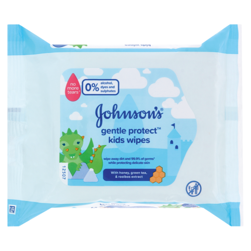 Johnson's Gentle Protect Baby Wipes 25 Pack