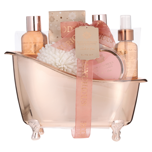 Rose Bath Tub Gift Set 6 Piece