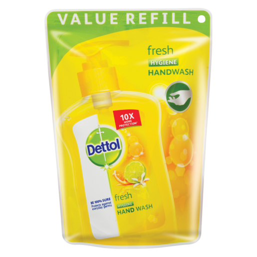 Dettol Fresh Hygiene Liquid Handwash Refill Pouch 200ml