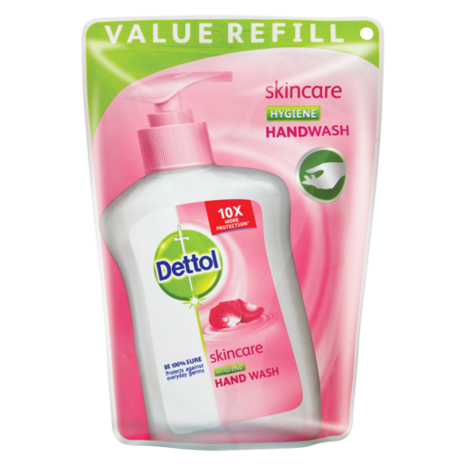 Dettol Skincare Hygiene Hand Wash Refill Pouch 200ml